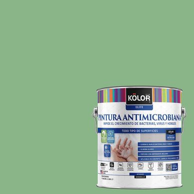 Pintura Antibacterial Semibrillante 1 galn(es) Verde Cdiz 
