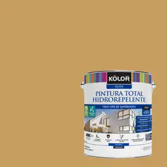 KOLOR - Pintura Hidrorepelente Satinado 1 galón(es) Café Bether