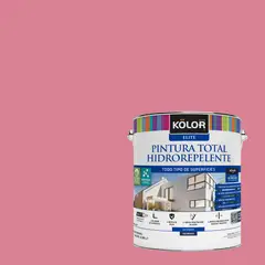 KOLOR - Pintura Hidrorepelente Satinado 1 galón(es) Rojo Arak
