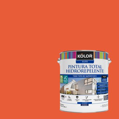 Pintura Hidrorepelente Satinado 1 galn(es) Naranjo Nesebur 