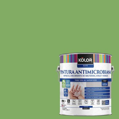 Pintura Antibacterial Semibrillante 1 galn(es) Verde Jammu 