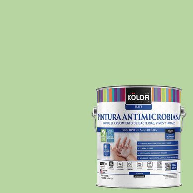 Pintura Antibacterial Semibrillante 1 galn(es) Verde Arima 