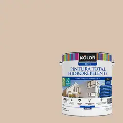 KOLOR - Pintura Hidrorepelente 1 galón(es) Satinado Beige Vigo