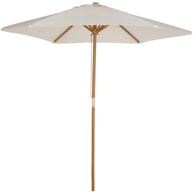 JUST HOME COLLECTION - Quitasol Madera 2.5x2.25 metros Blanco
