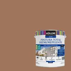 KOLOR - Pintura Hidrorepelente Satinado 1 galón(es) Café Kalkara