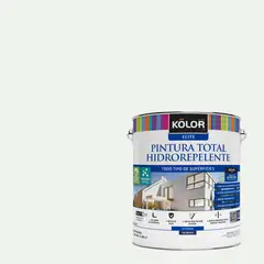 KOLOR - Pintura Hidrorepelente 1 galón(es) Satinado Blanco Krems
