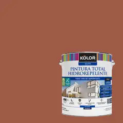 KOLOR - Pintura Hidrorepelente Satinado 1 galón(es) Café Inverness