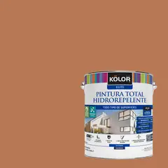KOLOR - Pintura Hidrorepelente Satinado 1 galón(es) Café Cosenza