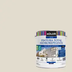 KOLOR - Pintura Hidrorepelente 1 galón(es) Satinado Beige Portree