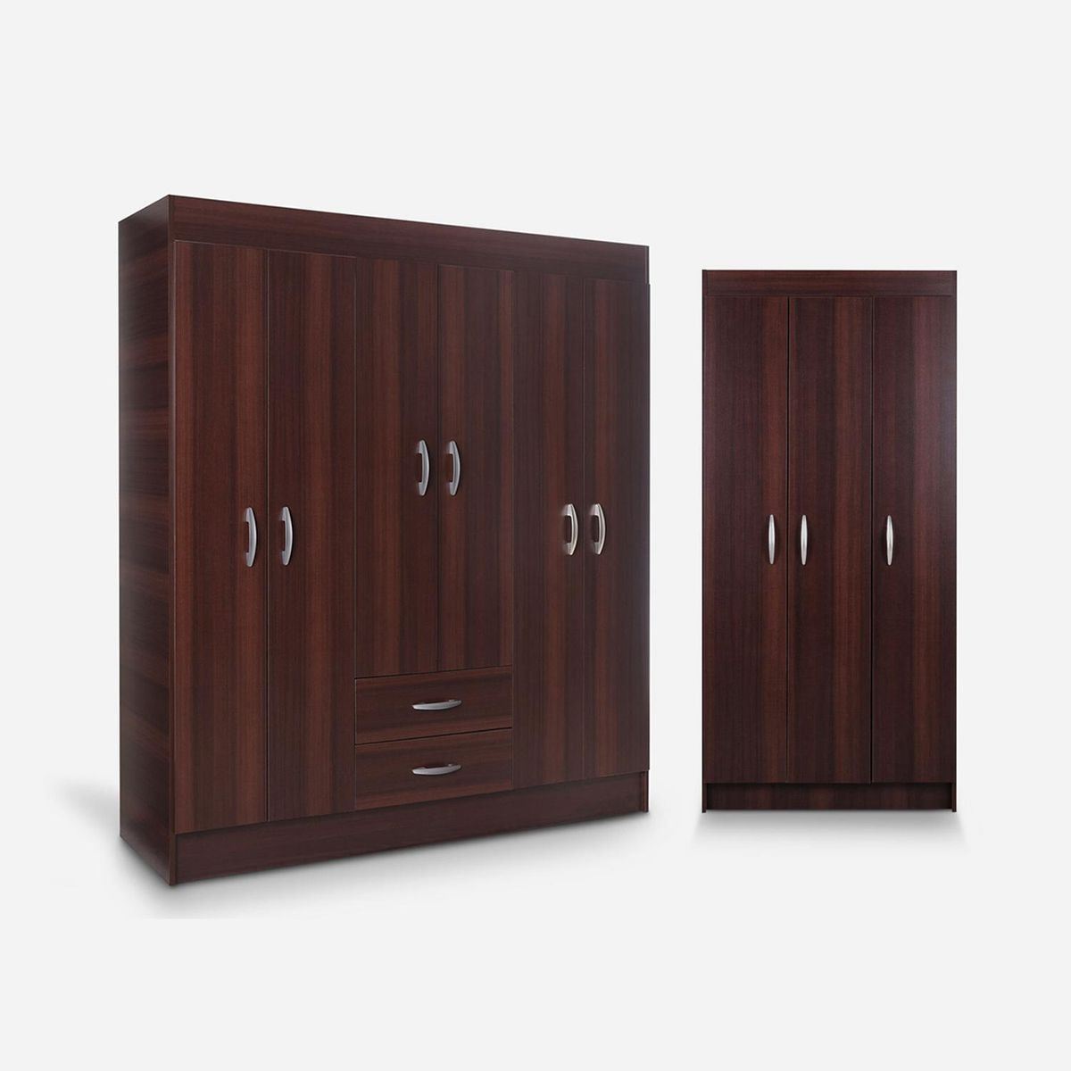 CIC - Closet Trancura 6 Puertas 2 Cajones/Closet Pasco 2 Puertas 2 Repisas