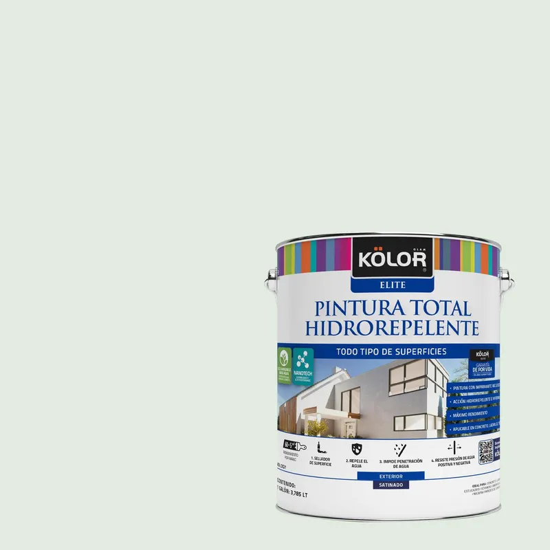 KOLOR - Pintura Hidrorepelente Satinado 1 galón(es) Verde San Polten 