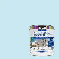 KOLOR - Pintura Hidrorepelente 1 galón(es) Satinado Celeste Umatac