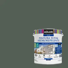 KOLOR - Pintura Hidrorepelente Satinado 1 galón(es) Verde Canillo