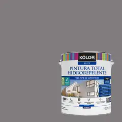 KOLOR - Pintura Hidrorepelente Satinado 1 galón(es) Gris Tarrafal