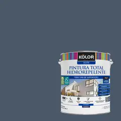 KOLOR - Pintura Hidrorepelente Satinado 1 galón(es) Gris Rusia