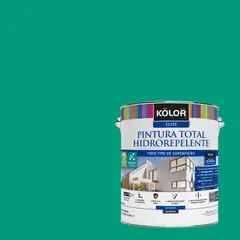 KOLOR - Pintura Hidrorepelente Satinado 1 galón(es) Verde Latur