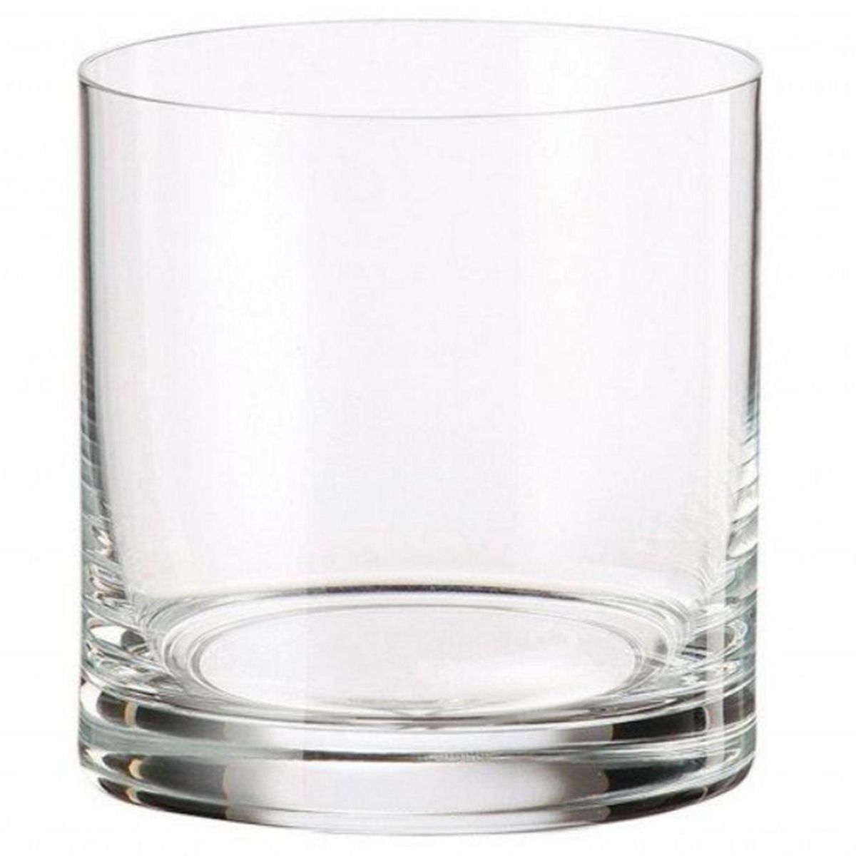 BOHEMIA - Set 6 Vasos Bajo de Cristal 410 ml Transparente