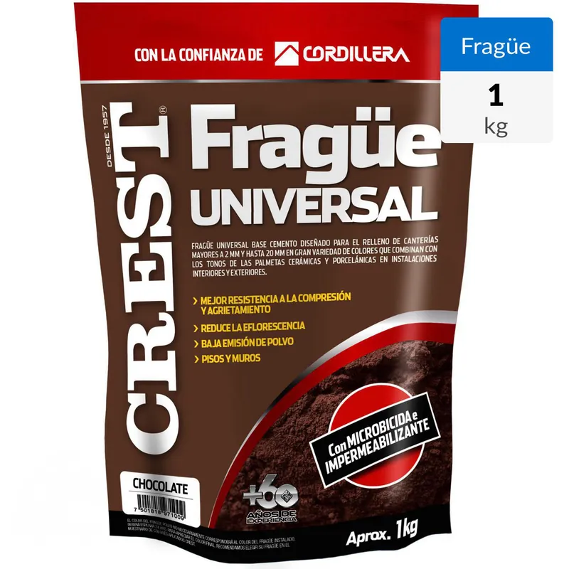CREST - Frague piso/muro chocolate 1 kg