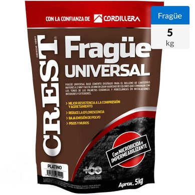 Frague piso/muro platino 5 kg