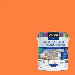 KOLOR - Pintura Hidrorepelente Satinado 1 galón(es) Rojo Trento