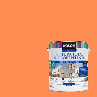 Pintura Hidrorepelente Satinado 1 galn(es) Naranjo Davos 