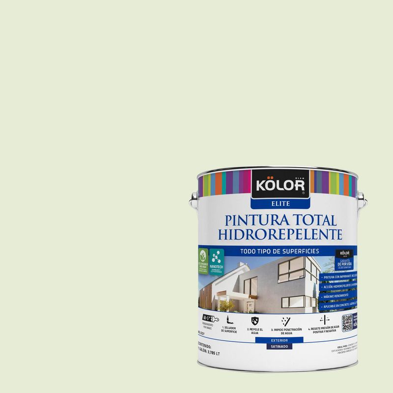 KOLOR - Pintura Hidrorepelente Satinado 1 galón(es) Fucsia Oviedo 