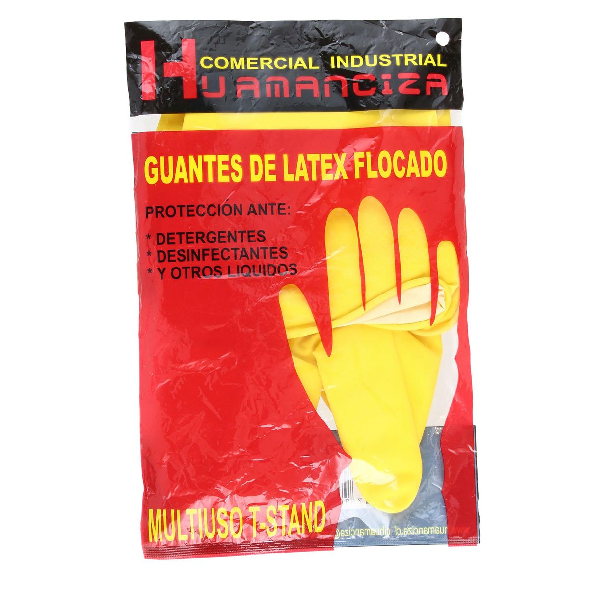 HUAMANCIZA - Guante Multipropósito de Latex Talla única Amarillo