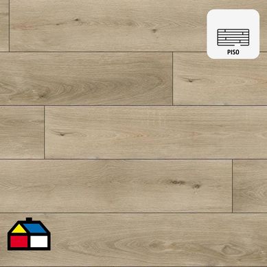 Piso Vinilico SPC 1220x 182x 5.2/0.3mm + Bisel  (manta acstica IXPE)