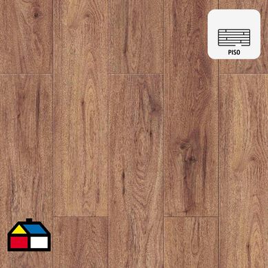 Piso Laminado 1216x196x8mm /AC3/ 4V