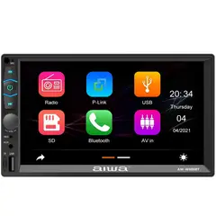 AIWA - Radio doble din android carplay bluetooth pantalla 7"