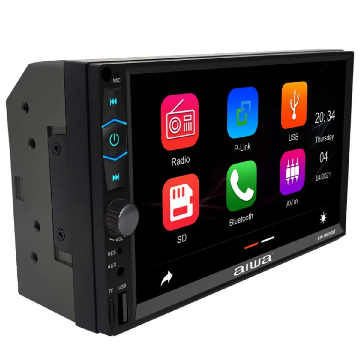 AIWA - Radio doble din android carplay bluetooth pantalla 7"