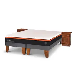 CIC - Cama Europea Bee Comfort King + Muebles