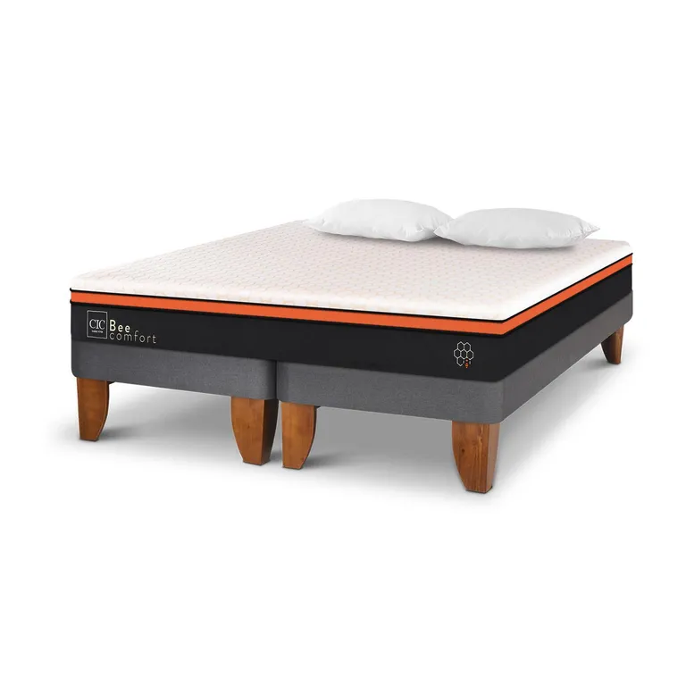 CIC Cama 2 plazas Europea Bee Comfort Gris