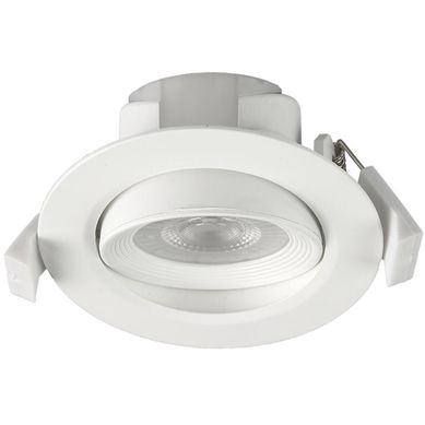 Foco Basculante LED Embutido Spot 7W 4000K Redondo.