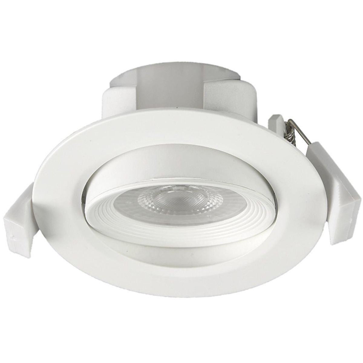 HB LEDS - Foco Basculante LED Embutido Spot 7W 4000K Redondo