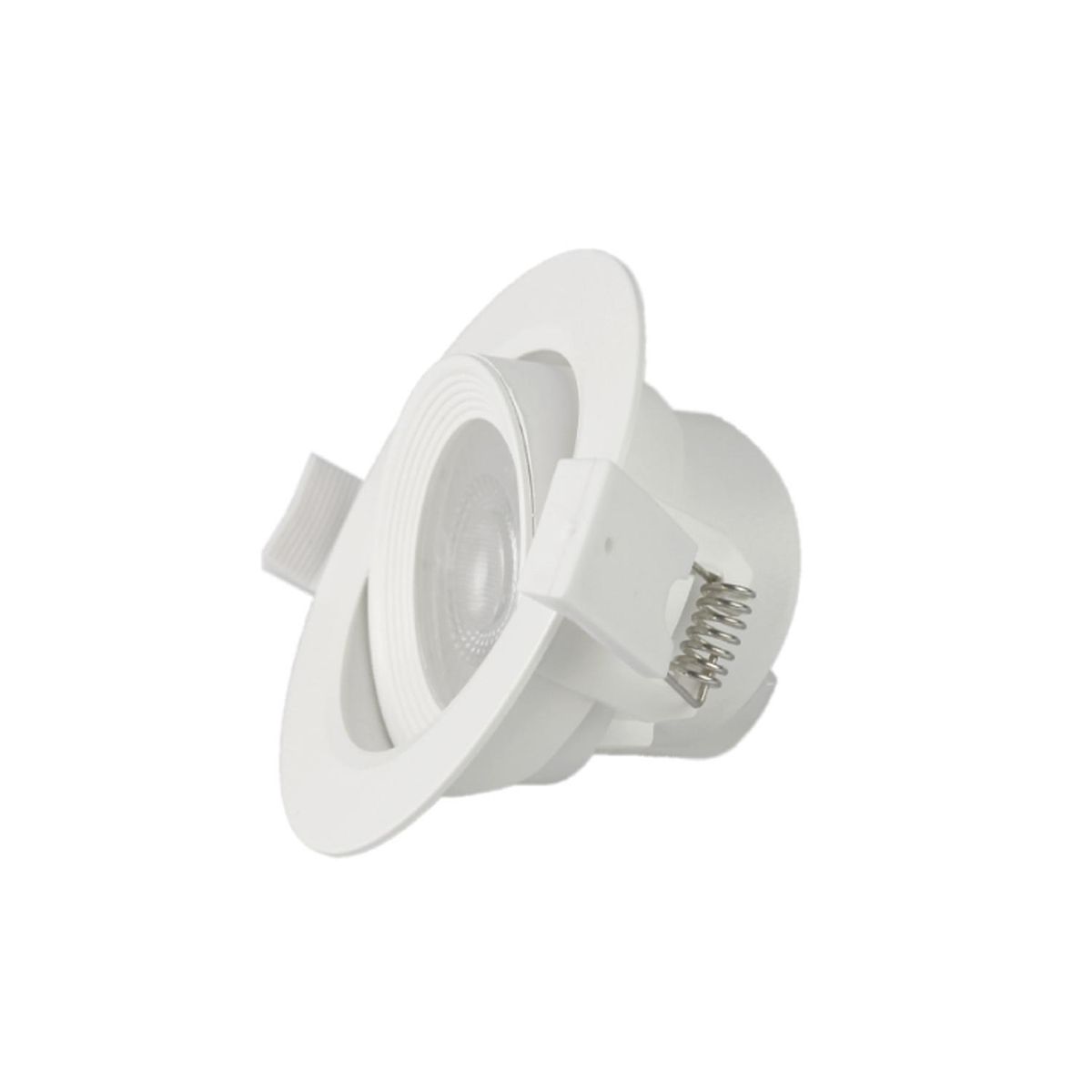 HB LEDS - Foco Basculante LED Embutido Spot 7W 4000K Redondo
