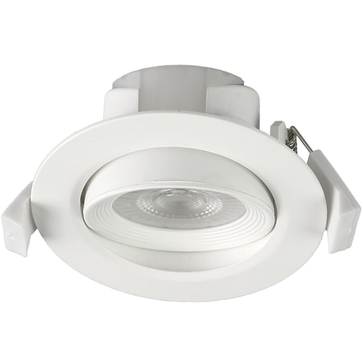 HB LEDS - Foco Basculante LED Embutido Spot 7W 3000K Redondo