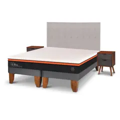 CIC - Cama Europea Bee Comfort King + Muebles