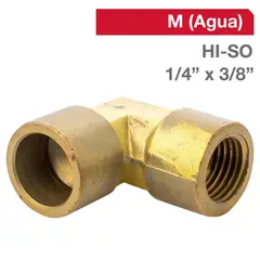 GRIFESA - Codo Bronce HI/SO 1/4" x 3/8" 1u