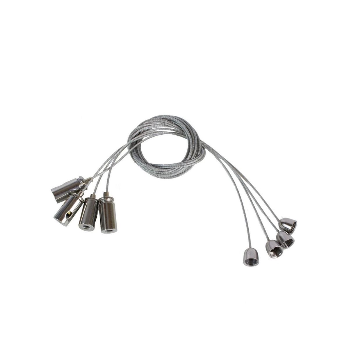 HB LEDS - Kit de suspensión acero para paneles led 6PC