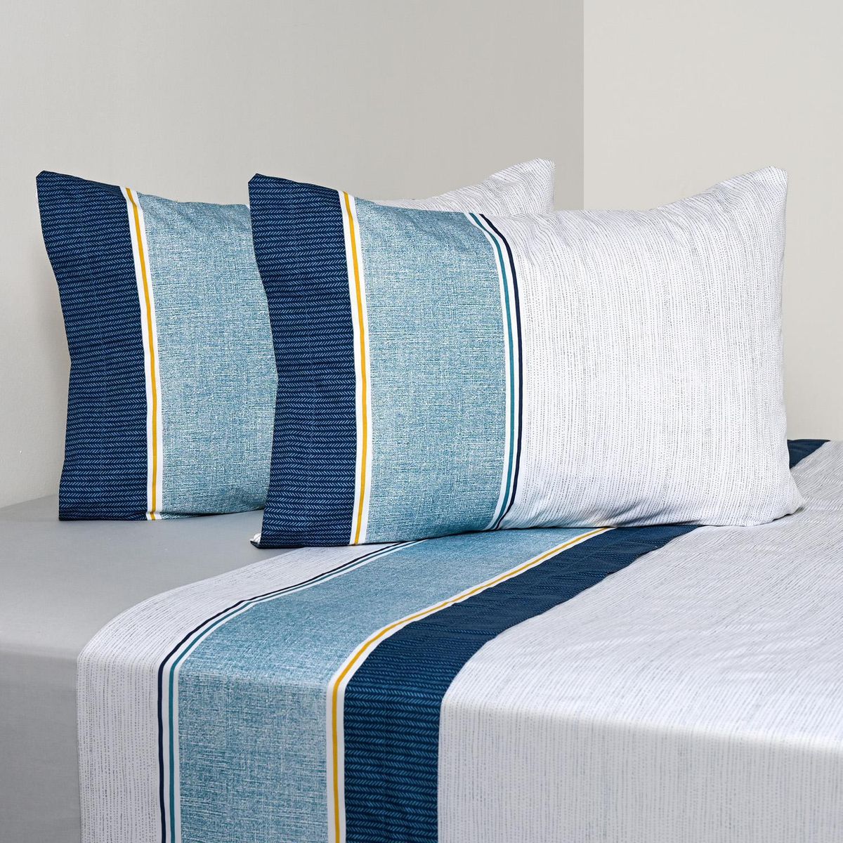 CANNON - Juego de Sábanas Bistre King 200 Hilos Multicolor