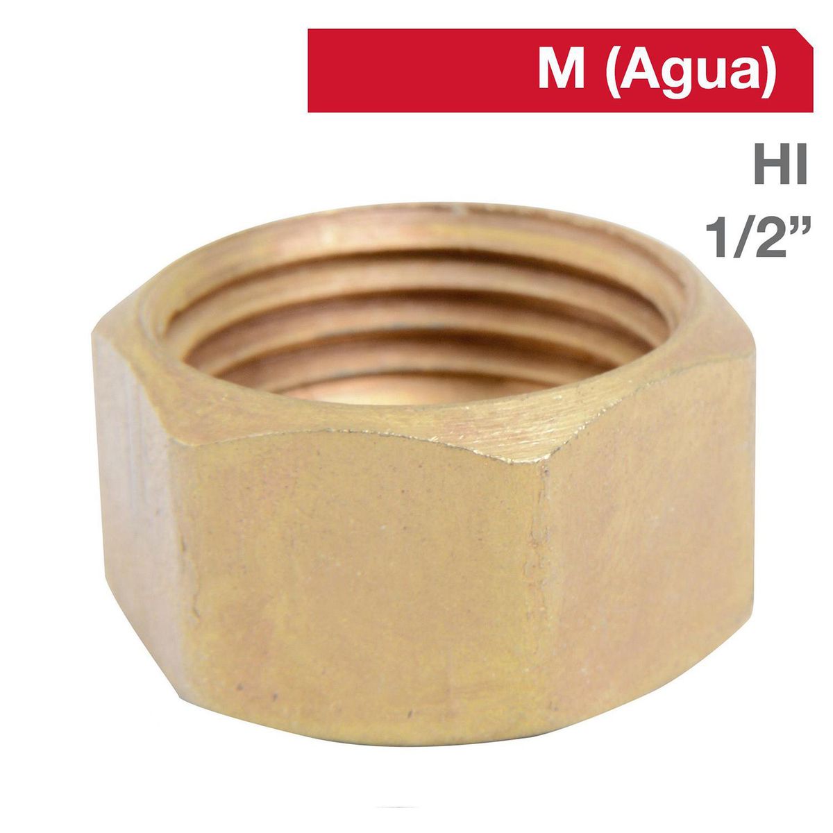 GRIFESA - Tuerca Cola Bronce HI 1/2" x 3/8" 1u