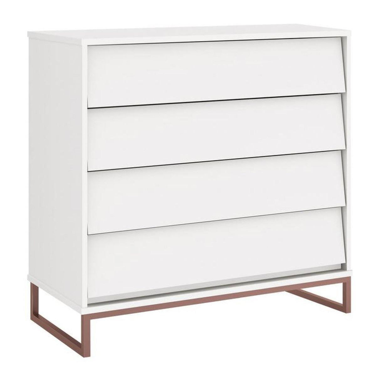 KIDSCOOL - Cómoda 4 Cajón(es) Noah 90x97x45 cm Blanco