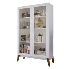 BE DESIGN - Vitrina 2 puertas Amber blanco