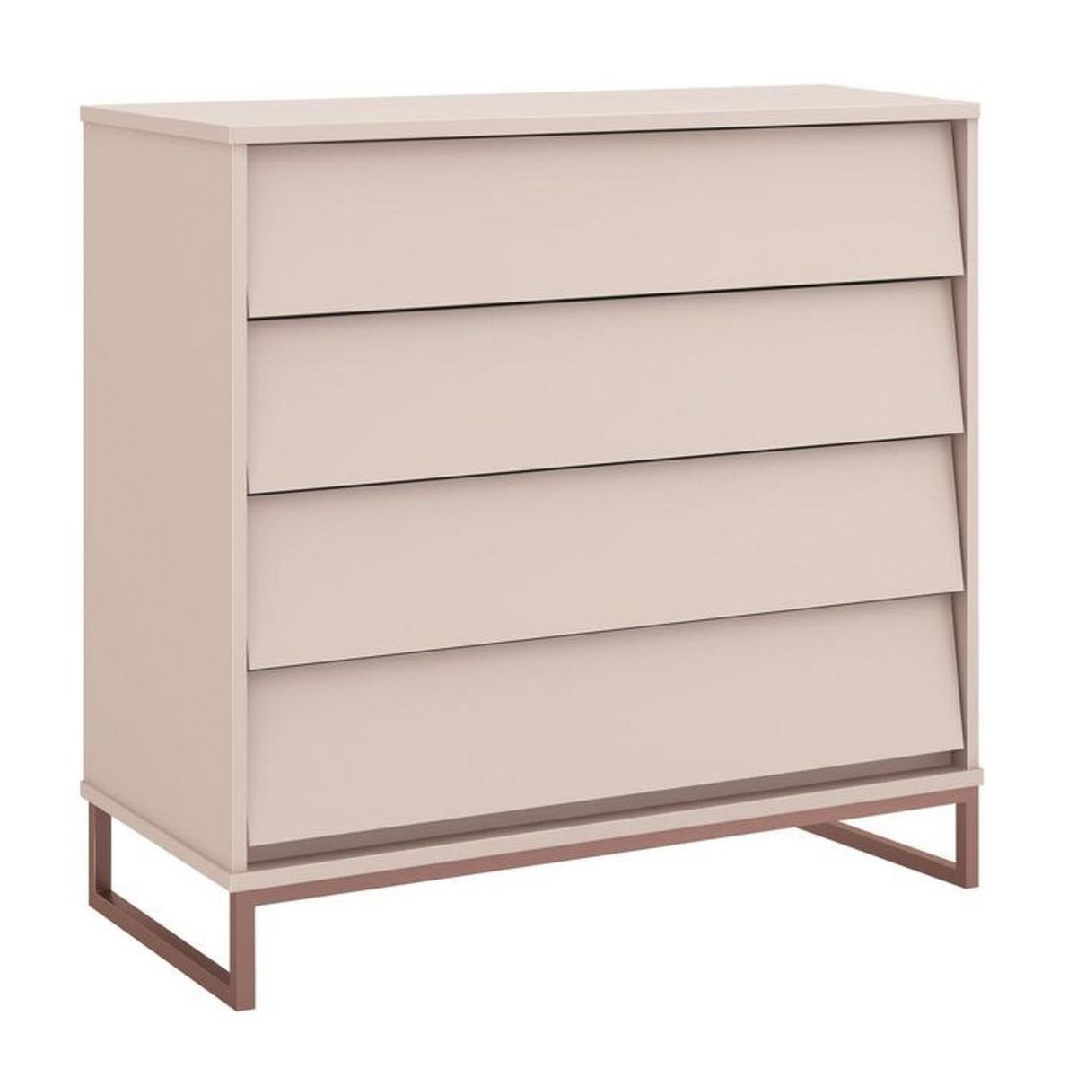 KIDSCOOL - Cómoda 4 Cajón(es) Noah 90x97x45 cm Rosado