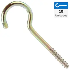 FIXSER - Set de cáncamos abiertos nº1 10 unidades