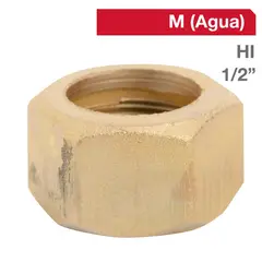 GRIFESA - Tuerca Cola Bronce HI 1/2" x 1/2" 1u