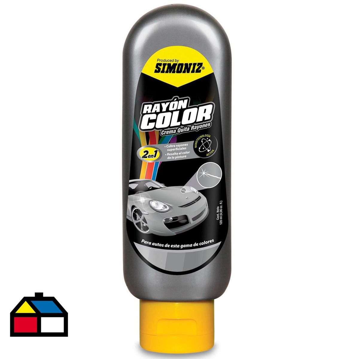 SIMONIZ - Crema quita manchas plata 120 ml