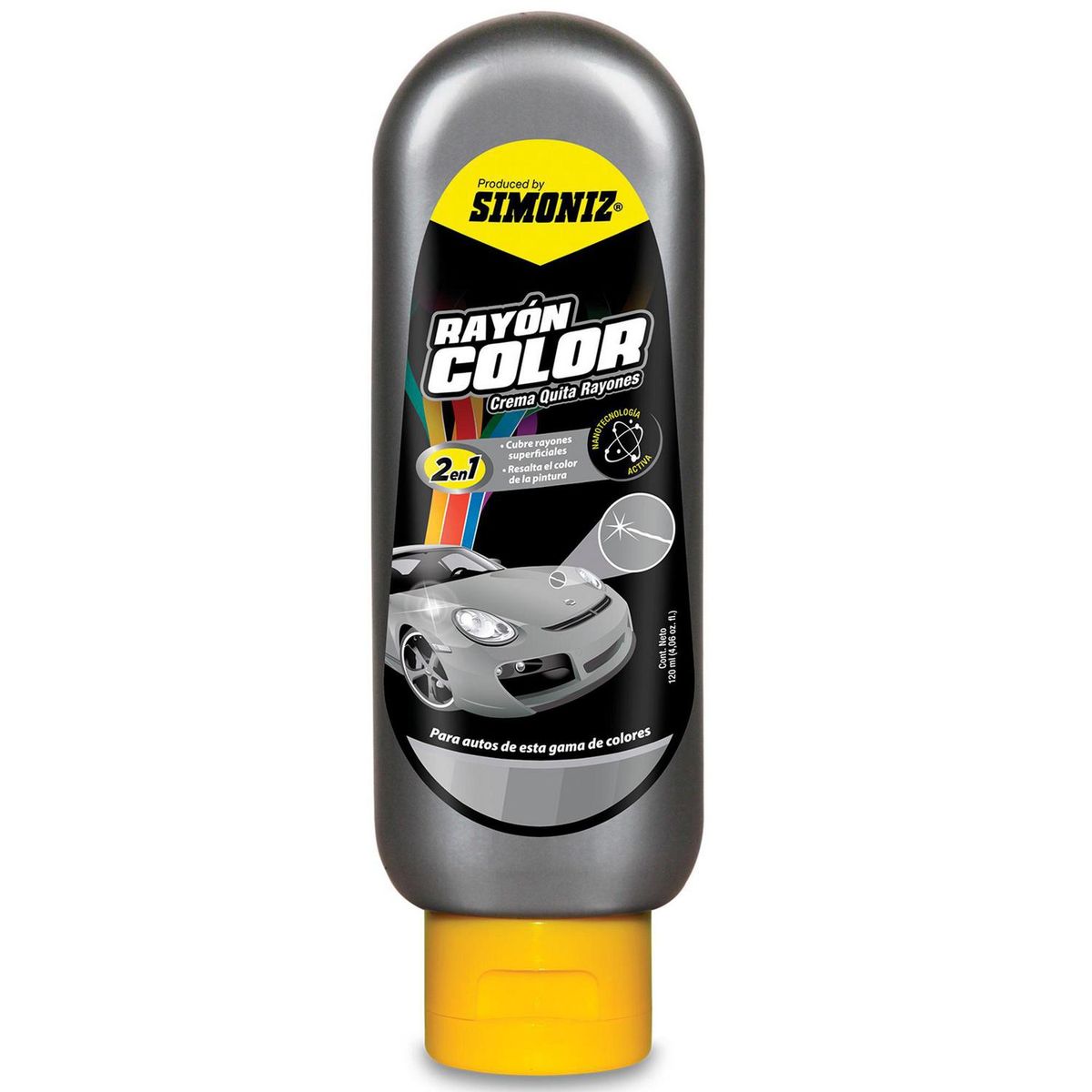 SIMONIZ - Crema quita manchas plata 120 ml