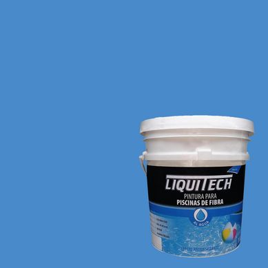 Pintura para piscinas de fibra 10l celeste aruba